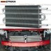 4 Row Black Aluminum Remote Transmission Oil Cooler/Auto-Manual Radiator Converter Kit OC-1401 2,500 lbs
