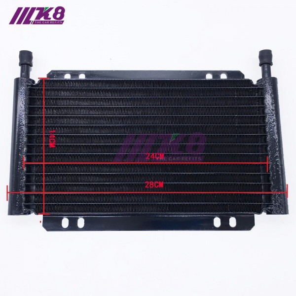 Free shipping  Oil Cooler Aluminum Transmission Oil Cooler 15Row Automatic Stacked Plate Oil Cooler Radiator