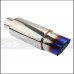 Car Exhaust Pipe Muffler Tail Pipe Universal  Stainless Steel 304 Length 370mm Interface 51 57 63mm Outlet 89mm