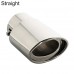 Universal Car Vehicle Stainless Steel Tail Throat Exhaust System Muffler Pipe