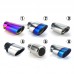 Universal Car Auto Exhaust Muffler Tip Stainless Steel Pipe Chrome Trim Modified Car Rear Tail Throat Liner Accessories