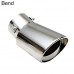 Universal Stainless steel Car Vehicle Rear Round exhaust  Pipe Tail Muffler Tip Chrome Throat Exhaust System Car Accessories