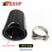 Automotive Car Gloss/Matte Carbon Fiber Rear Tail Exhaust Pipe Muffler Tip For BMW M Series With ///M And Inner Shell