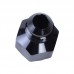 Female Flare To Male Black Aluminum AN Reducer Fitting Adapter Black