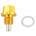 1Pc Magnetic Oil Sump Nut Oil Drain Plug Nut Engine Magnetic Oil Drain Plug For Toyota Nissan M12x1.25 M14x1.25 M16x1.5 M20x1.5