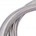 AN10 3.94 ft. Stainless Steel Brained Fuel Gas Oil Hose Line Hose Tube Straight Elbow Swivel Hose End Fitting