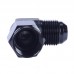 Oil Fuel Fittings Anodized Aluminum Fuel Adapter 90 Degree Female AN3-AN12 Swivel Adaptors To Male Black
