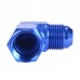 AN3-AN12 90 Degree Female AN8 Swivel Adaptors To Male Oil Fuel Adapter Fitting Oil Cooler Kit Blue Red Black