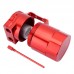 Aluminum Oil Catch Can Reservoir Tank Universal Breather Round Fuel Tank Can Car Auto Parts