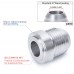 Aluminum AN4 6 8 10 12 AN Straight Male Weld Fitting Adapter Weld Bung Nitrous Hose Fitting Silver