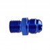 BLUE Male 6AN 6 An Flare to M16x1.5(mm) Metric straight fitting AN 6 To M16 *1.5 Port.Adapter SL816-06-163-011