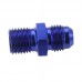 BLUE Male 6AN 6 An Flare to M14x1.5(mm) Metric straight fitting AN 6 To M14 *1.5 Port.Adapter SL816-06-143-011