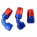 10 Pieces AN12 Oil Fuel Swivel Hose Anoized Aluminum Straight Elbow 45 180 Degree Hose End Oil Fuel Reusable Fitting