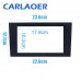 Car 2 DIN Fascia Panel Plate Frame For AUDI A4 (B6) A4(B7)SEAT Exeo Stereo Fascia Dash Trim Installation Frame Kit