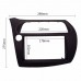 For Honda Civic Double Din Fascia Radio Dvd Stereo Cd Panel Dash Mounting Installation Trim Kit Face Frame Bezel with Wire Harne