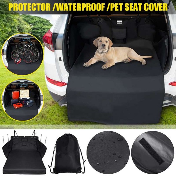 Dog Car Trunk Mat Hammock Boot Pet Seat Cover Barrier Protect Floor Nonslip Foldable Waterproof