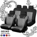 Style Universal Styling Full Set Gecko 3D Tire Print Interior Accessories Automobile Protector Car Seat Cover For Car Tools