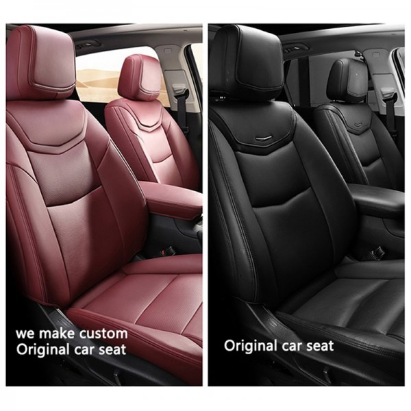Custom Leather car seat cover For VW T-Cross C-TREK Volkswagen CC SANTANA JETTA BORA Automobiles Seat Covers