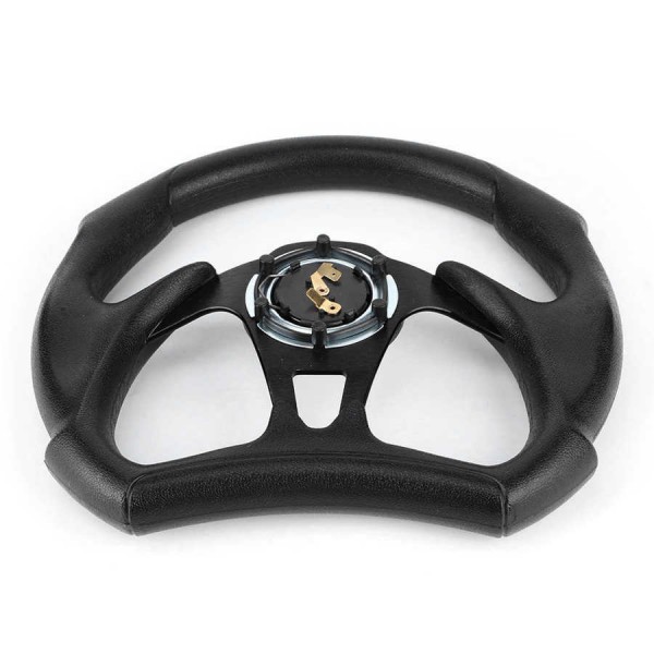 Universal Black PVC 320mm/12.5in Car Sport Steering Wheel with Horn Button Modified Part Car Horns  car accessories
