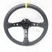 refitting racing 14 inch 350mm deep concave drift steering wheel / PVC steering wheel