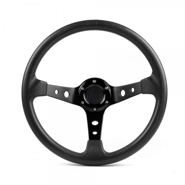 Universal 14 Inches 350mm Car Sport Steering Wheel Racing Type Aluminum+PU Race Off-road Steering Wheel with logo