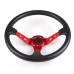 BAFIRE Universal 14 Inches 350mm Car Sport Steering Wheel Racing Type Aluminum+PU Race Off-road Steering Wheel