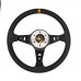 PU Auto Racing Steering wheels Deep Corn Drifting Sport Steering Wheel For Logitech G29 G920 13/14inch Steering Wheel Adapter