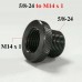 5/8-24 to 1/2-20 M14x1 M14x1.5 for Barrel Thread Adapter Fuel Filter Tube Thread Adapter Suitable For NAPA Fuel Filter