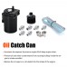 Baffled Aluminum Oil Catch Can Reservoir Tank / Oil Tank With Filter Universal