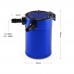 Universal Compact Baffled 2-Port Aluminum Oil Catch Can Reservoir Tank Oil Catch Can Fuel Tank Parts Two hole breathable Kettle