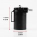 10.12 oz Oil Catch Reservoir Breather Can Tank + Filter Kit Cylinder Aluminum Engine Professional Stylish And Portable