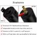 Universal Billet Aluminum Baffled 2-port Long Oil Catch Can Tank with Breather Filter Engine Mini Oil Separator
