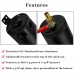 Universal Billet Aluminum Baffled 2-port Oil Catch Can Tank with Breather Filter Engine Mini Oil Separator