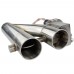 Universal Stainless Steel 304 2.5 3 Electric Exhaust Downpipe Cutout E-Cut Out Dual-Valve Remote Wireless