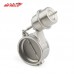 2 2.5 3 Stainless Steel Exhaust Control Valve Cutout Set Vacuum Actuator CLOSED Style Pipe Pressure:About -2psi-5.5psi