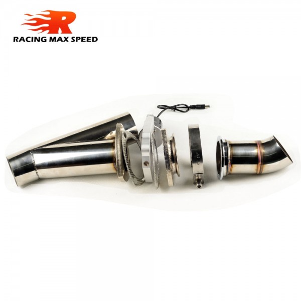 2.5, 3 Inch Electric Exhaust Muffler Valve Cutout System Dump exhaust cutout bypass valve with switch control