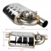Stainless Steel 2.5 3 IN OUT Tip On Single Exhaust Muffler Dump Valve Exhaust Cutout with Wireless Remote Controller Set