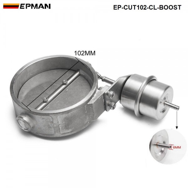 Boost Activated Exhaust Cutout   Dump 102MM CLOSE Style Pressure: about 1 BAR For VW Polo