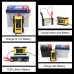12.6V Lithium Car Battery Charger 12V 24V 6A Pulse Repair Smart Fast Charger AGM GEL Lead-Acid LiFePO4 LiPo 7-stage Charger
