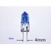 10PCS(5 boxes) 12v G4 halogen bulb Blue plated / Transparent Crystal light bulb chandelier bulb 12v 5w 10w 20w 35w 50w BLUE bulb