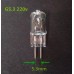 5PCS halogen bulb g5.3 220v 100w 75w 50w 35w 20w Machine working light bulb 220v g5.3 halogen bulb