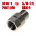 5/8-24 Male To M16*1 Female Adapter Screw Converter for Napa 4003 Wix 24003, Stainless Steel