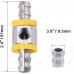 3/8" Fuel Pressure Barbed Push Lock T Fitting Adapter with 1/8-27 NPT Sensor Port