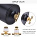 10AN Baffled Oil Catch Can Breather Can with Drain Valve Bundle with 10FT 10AN 5/8'' Nylon Braided CPE Oil Gas Fuel Line Hose End Fittings Kit