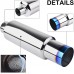 2.25'' Inlet 3'' Outlet Exhaust Burnt Muffler Tip Universal for Car Bundle with 2.25" Exhaust Narrow Band Clamp