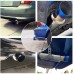 2" Inlet 3" Outlet Exhaust Burnt Muffler 14.8" Length Bundle with 2.0inch Lap Joint Exhaust Clamp