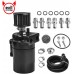 300ml Baffled Oil Catch Can Breather Filter Kit with 3/8" NBR Fuel Line Bundle with 2pcs/Pack 10mm Non Return One Way Check Valve