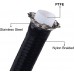 6AN PTFE E85 Fuel Injection Hose Line Steel Braided 20FT, Bundle with 6AN Fuel Hose Separator Clamp