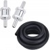 3/8" ID NBR Fuel Line Hose 10FT, Bundle with 3/8" 10mm Way Non Return one Way Check Valve