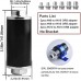 6AN 3/8'' PTFE EFI LS Fuel Injection line Fitting Kit 25FT Bundle with 30 Micron Inline Fuel Filter 6AN 8AN 10AN Adapter Universal